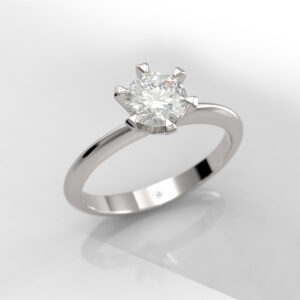 Louis – Solitario En Oro 18K