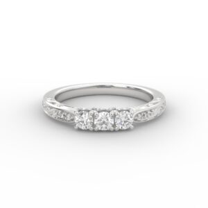 Vintage – Trilogía – Tres Piedras – Oro 18K