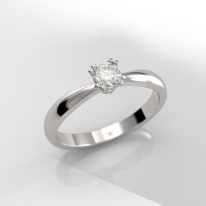 Wu – Solitario En Oro 18K