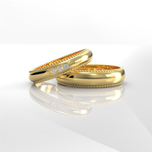 Calamis – Argollas De Matrimonio En Oro 18K