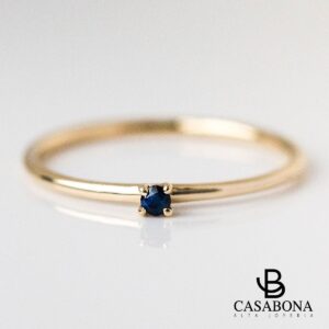 Colores Zafiro – Anillo De Oro 18K