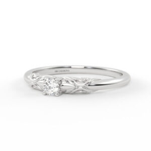 Adan – Solitario En Oro 18K